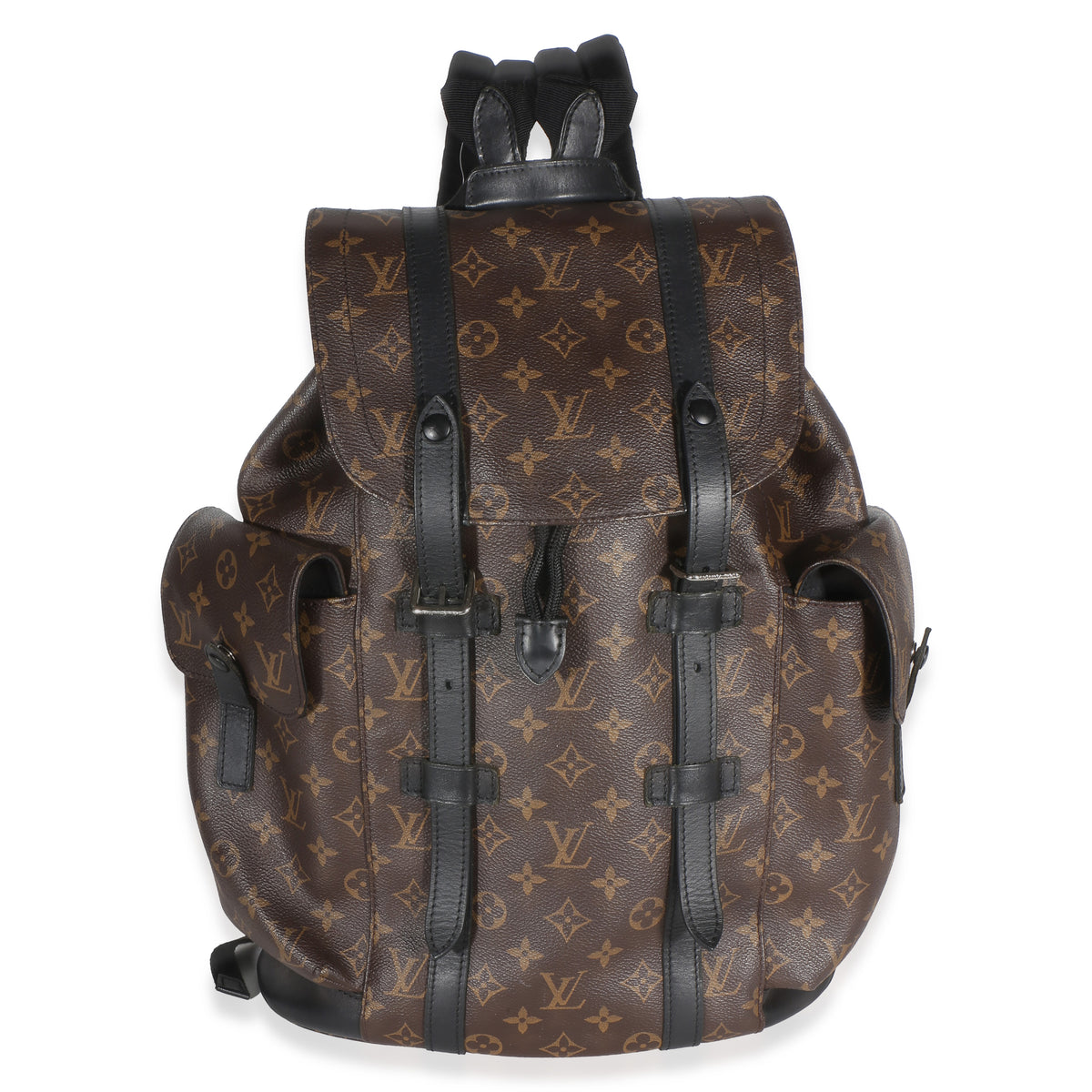 Louis Vuitton Monogram Macassar Canvas Christopher Pm Backpack Brown