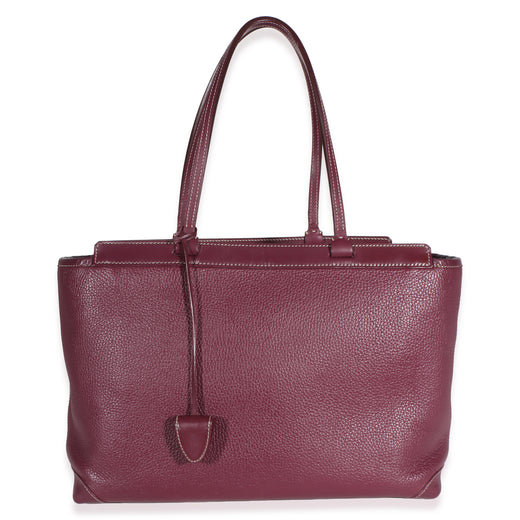 Goyard Bordeaux Leather Goyardine Bellechasse Pm Purple Bag