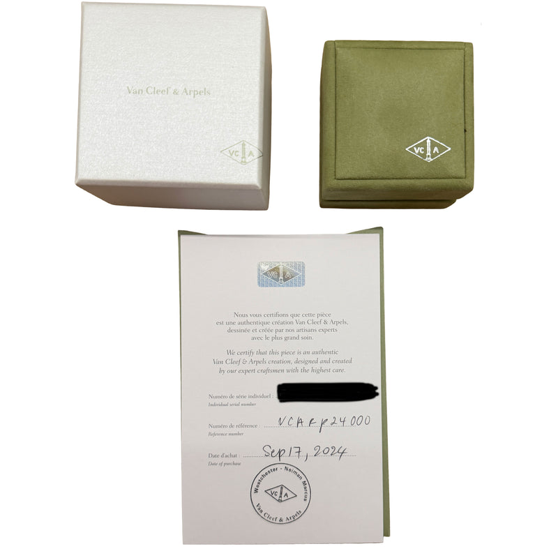 Van Cleef & Arpels Yellow Gold Diamond Mini Model Frivole Pendant 18k
