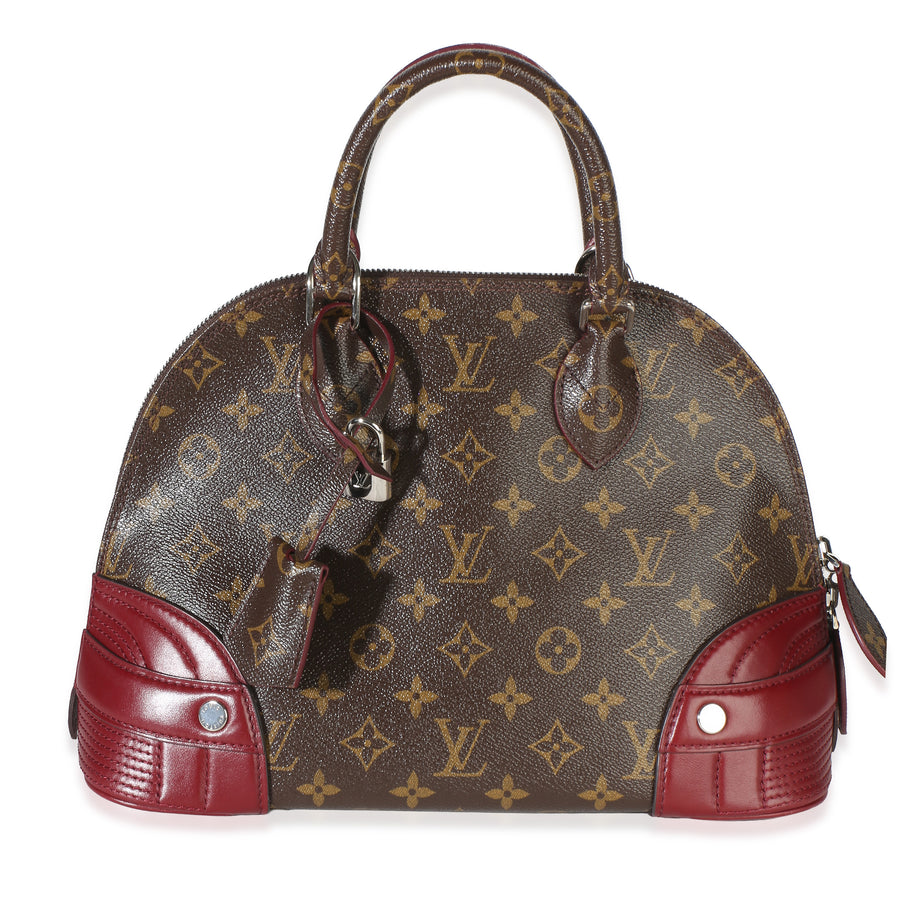 Louis Vuitton Aurore Monogram Shine Canvas Alma Pm Brown Bag