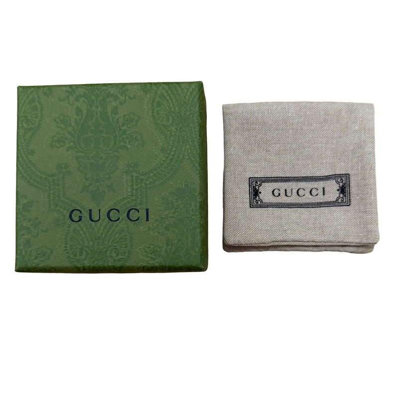 Gucci White Gold Icon Ring