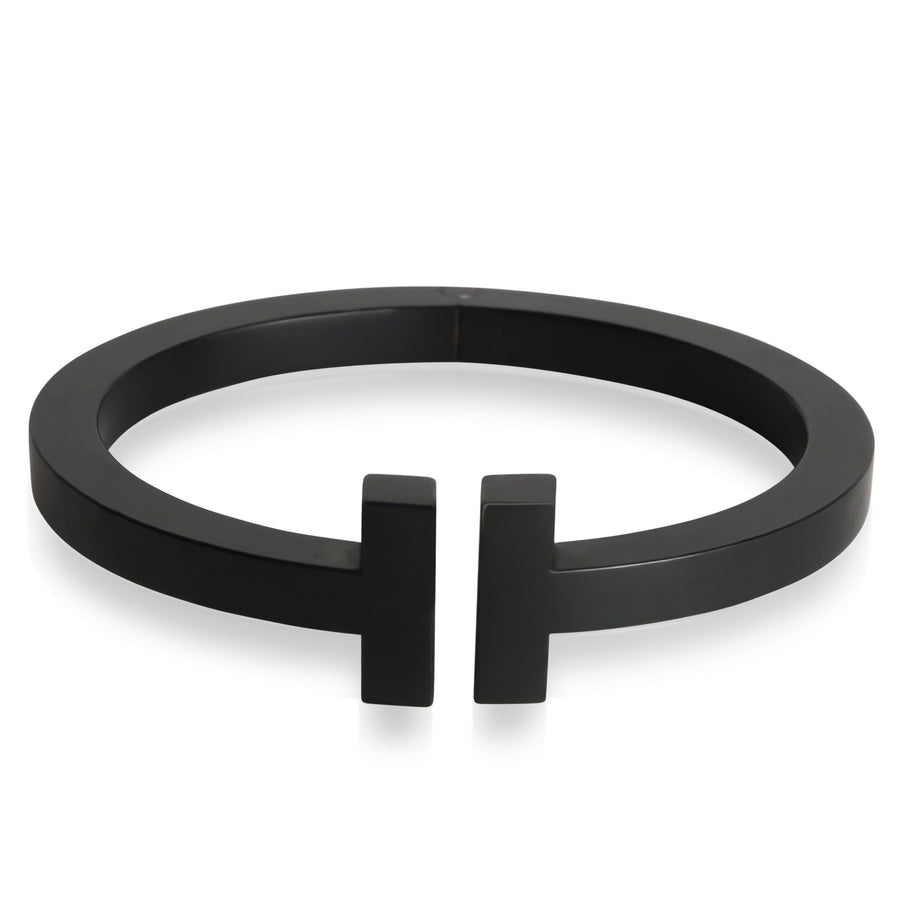Tiffany & Co. Stainless Steel T Square Hinged Bracelet