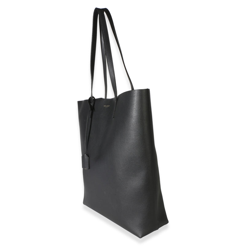 Saint Laurent Black Leather North-South Tote