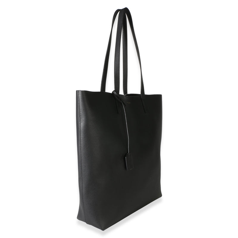 Saint Laurent Black Leather North-South Tote