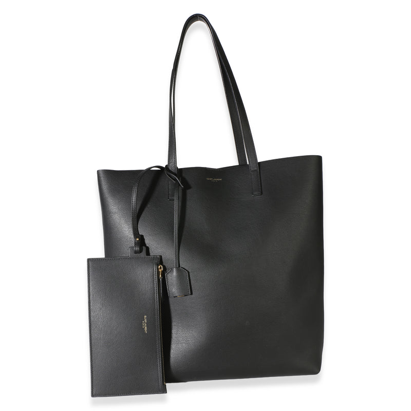 Saint Laurent Black Leather North-South Tote