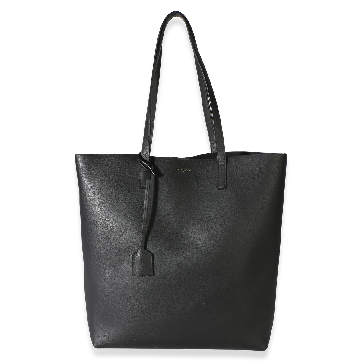 Saint Laurent Black Leather North-South Tote