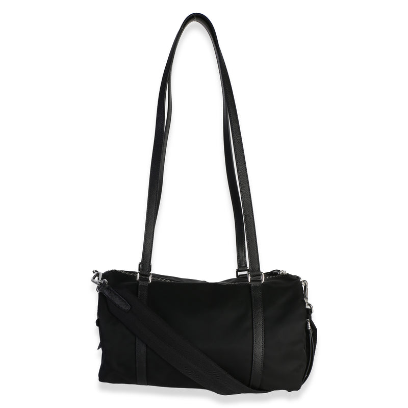 Prada Black Re-Nylon Large Duffle Bag