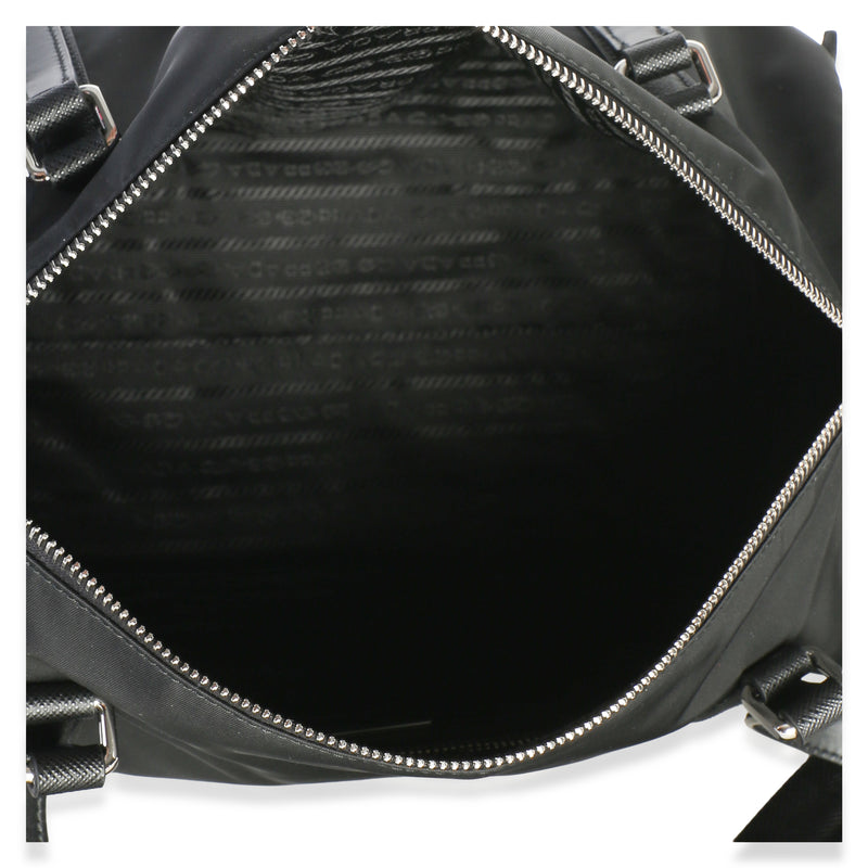 Prada Black Re-Nylon Large Duffle Bag