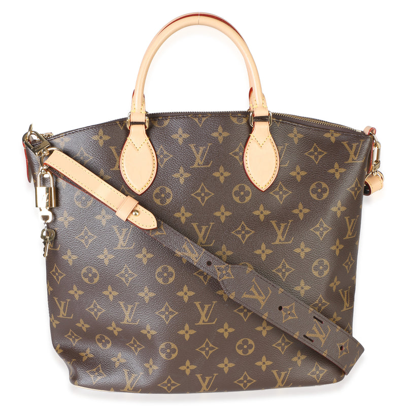 Louis Vuitton Monogram Canvas Neo Lockit Mm Brown Bag