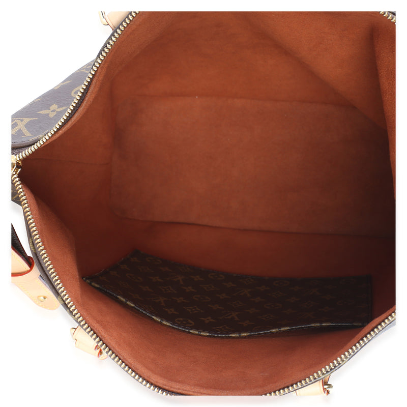Louis Vuitton Monogram Canvas Neo Lockit Mm Brown Bag