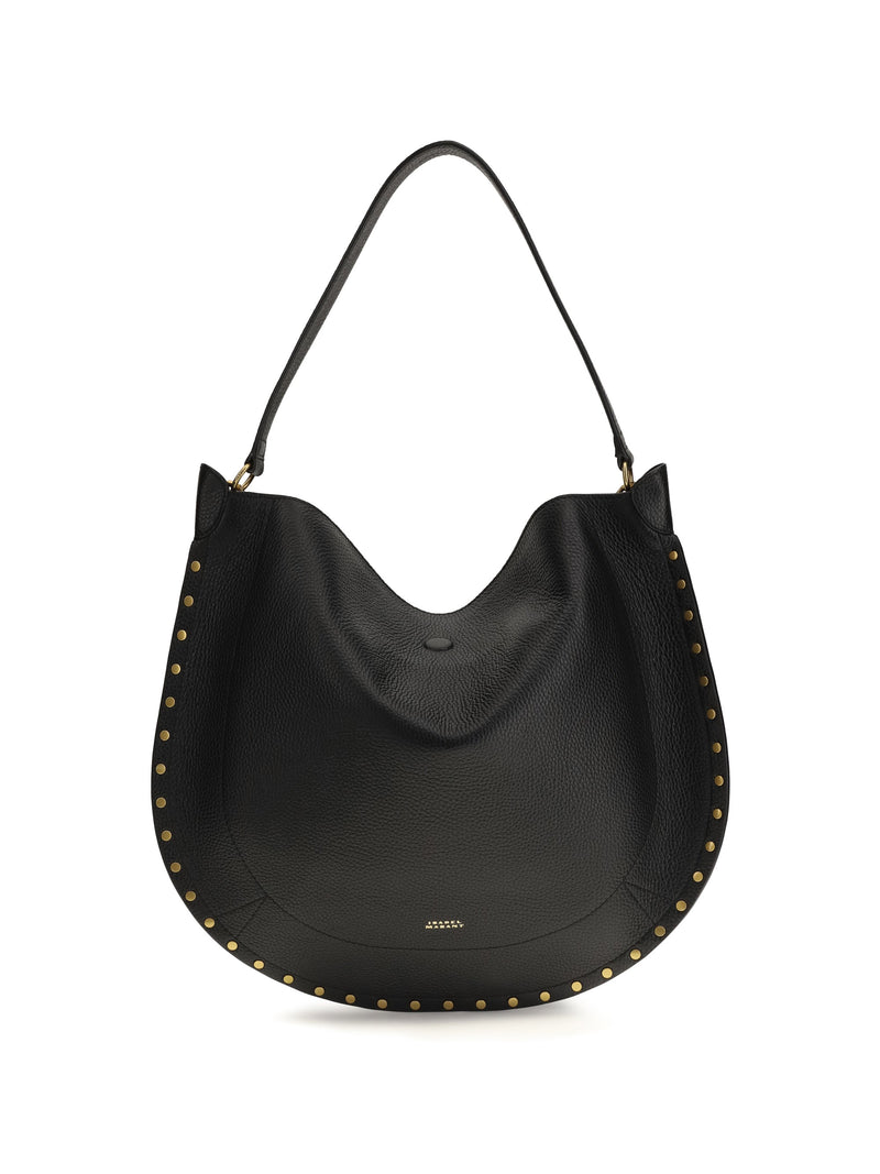 Isabel Marant Hobo Bag — Black Calf Leather