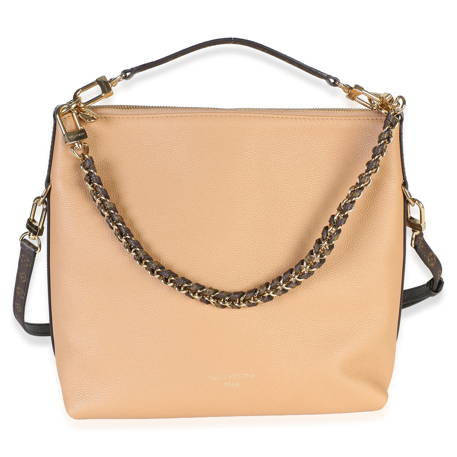 Louis Vuitton Arizona Monogram Canvas Calfskin Multipass Tan Leather Bag