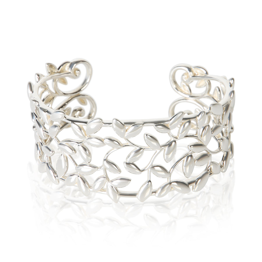 Tiffany & Co. Sterling Silver Paloma Picasso Olive Leaf Bracelet 925 Bracelets