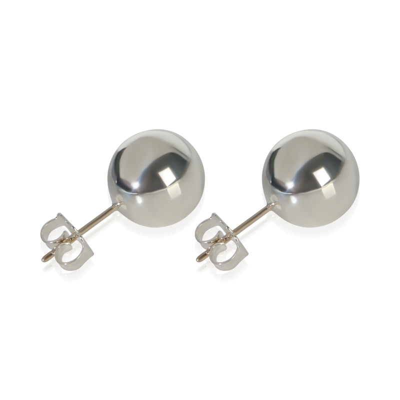 Tiffany & Co. Sterling Silver Hardwear Ball Earrings 925