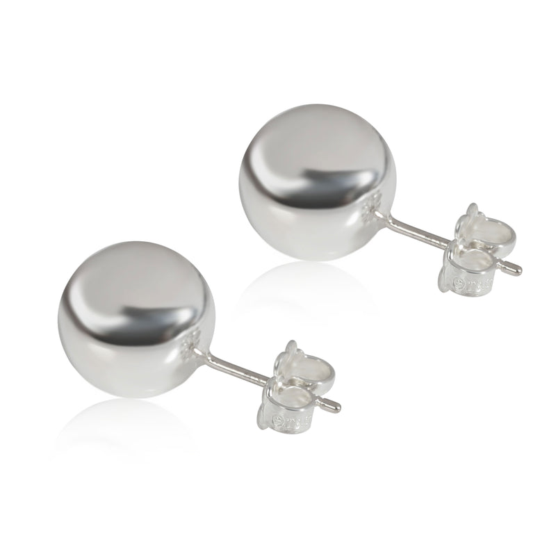 Tiffany & Co. Sterling Silver Hardwear Ball Earrings 925