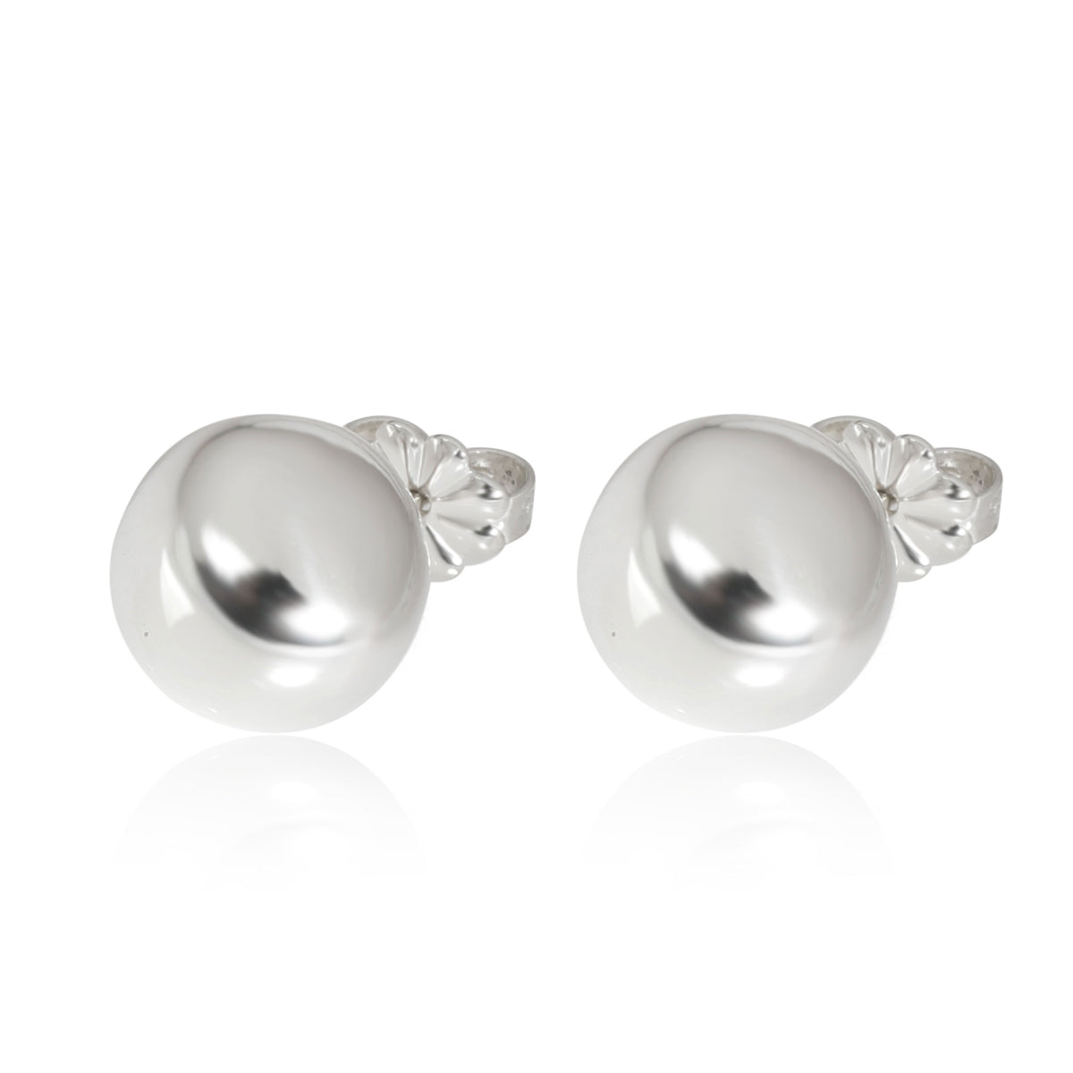 Tiffany & Co. Sterling Silver Hardwear Ball Earrings 925