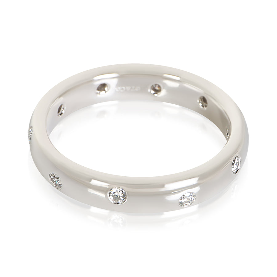 Tiffany & Co. Platinum Diamond Etoile Ring 950 Rings