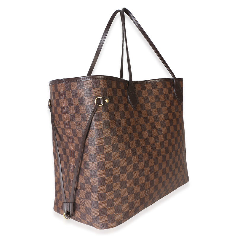 Louis Vuitton Damier Ebene Canvas Neverfull Gm Brown Bag