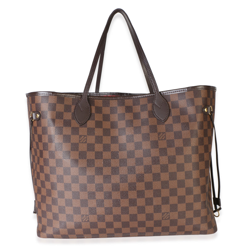 Louis Vuitton Damier Ebene Canvas Neverfull Gm Brown Bag