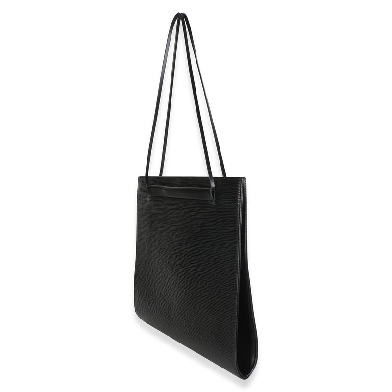 Louis Vuitton Black Epi Saint Tropez Leather Bag