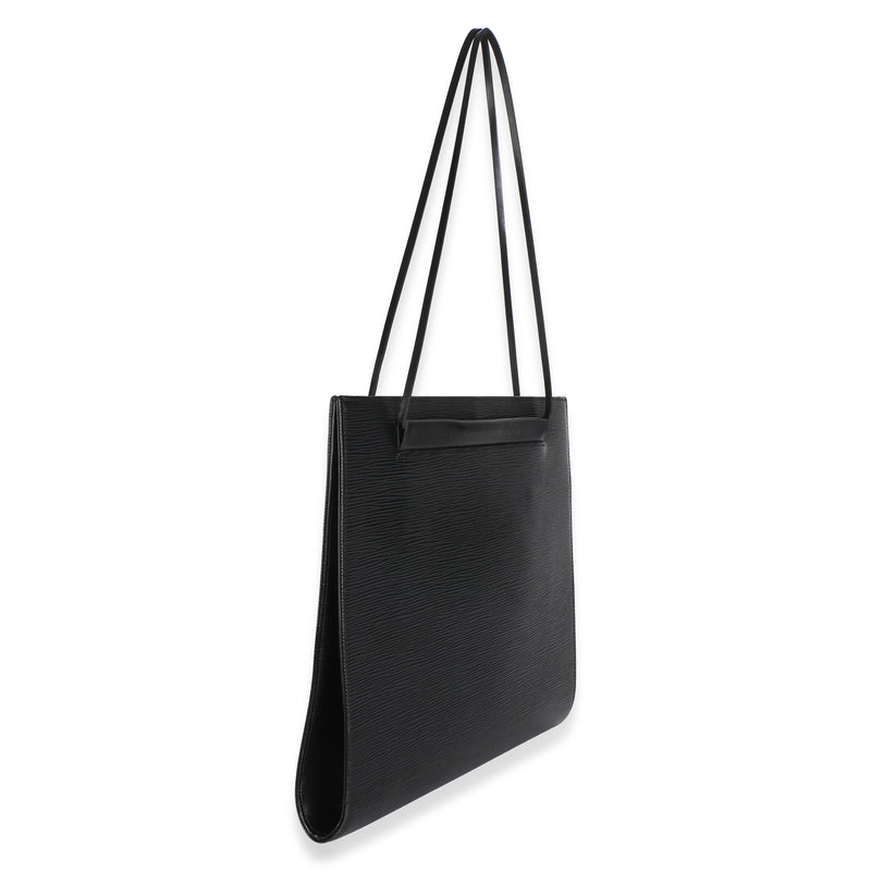 Louis Vuitton Black Epi Saint Tropez Leather Bag