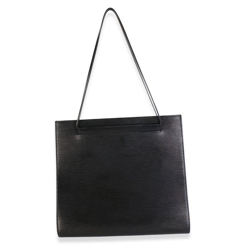 Louis Vuitton Black Epi Saint Tropez Leather Bag