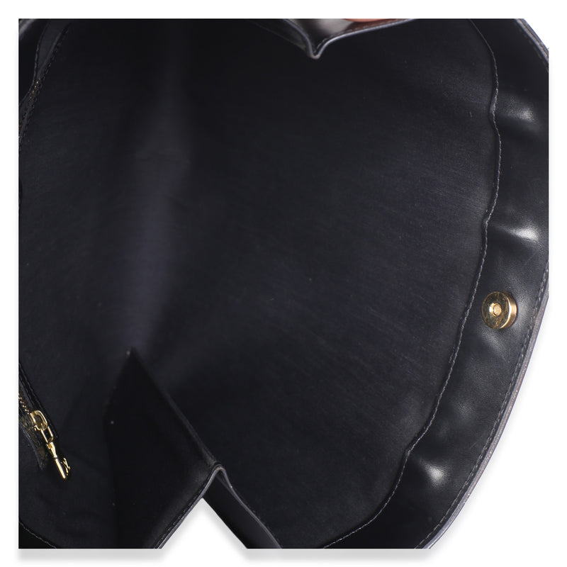 Louis Vuitton Black Epi Saint Tropez Leather Bag