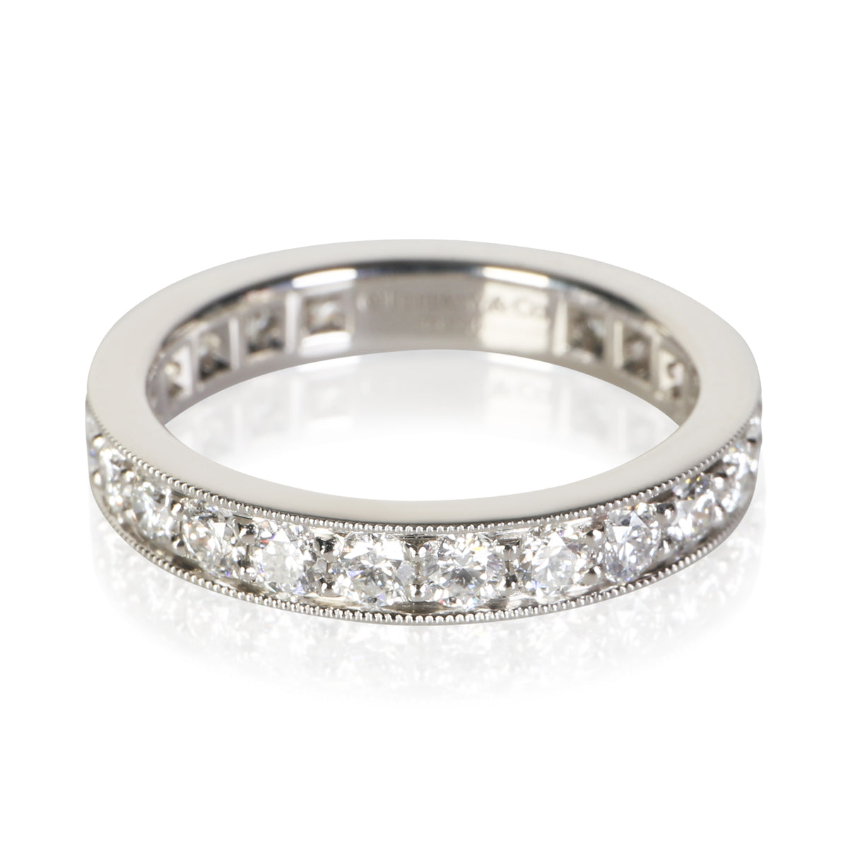 Tiffany & Co. Platinum Diamond Legacy Eternity Band 950
