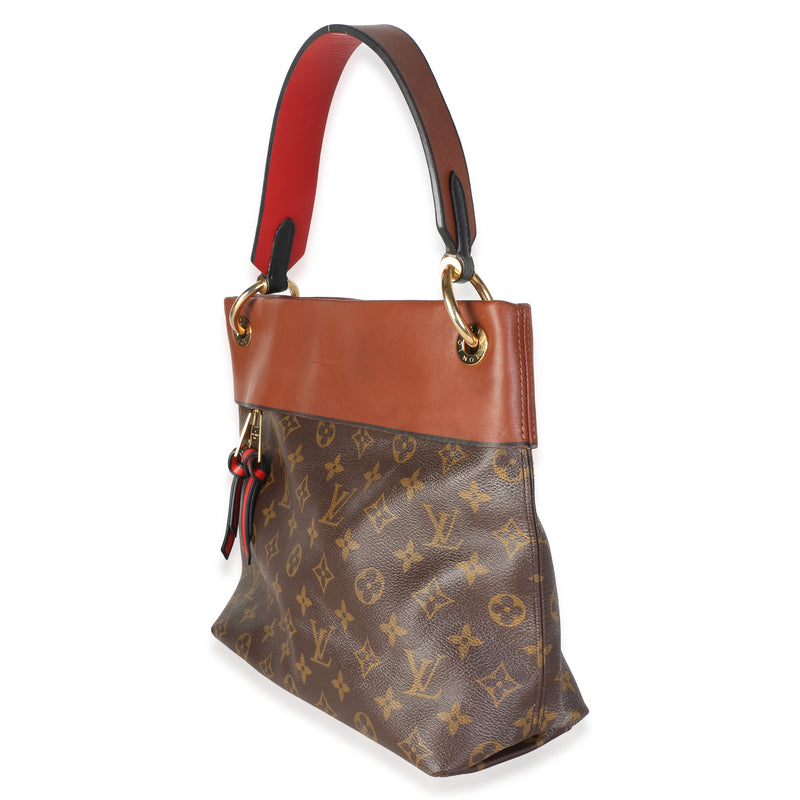 Louis Vuitton Caramel Monogram Canvas Tuileries Besace Brown; Multicolor; Red Bag