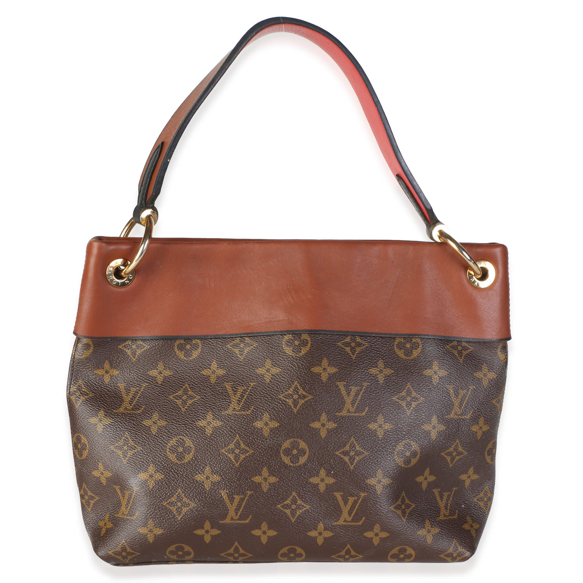 Louis Vuitton Caramel Monogram Canvas Tuileries Besace Brown; Multicolor; Red Bag