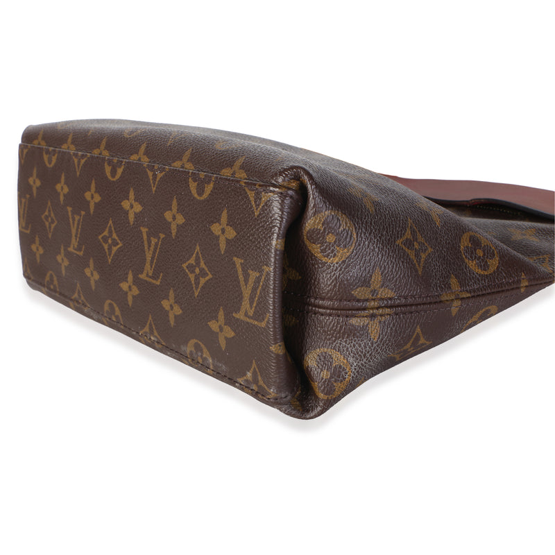 Louis Vuitton Caramel Monogram Canvas Tuileries Besace Brown; Multicolor; Red Bag