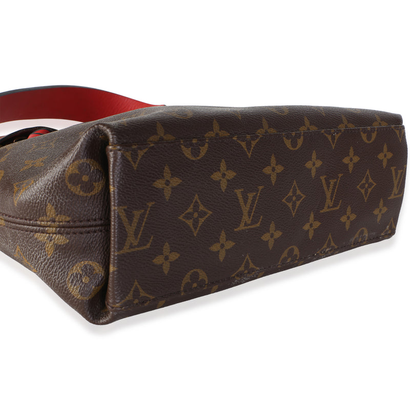Louis Vuitton Caramel Monogram Canvas Tuileries Besace Brown; Multicolor; Red Bag