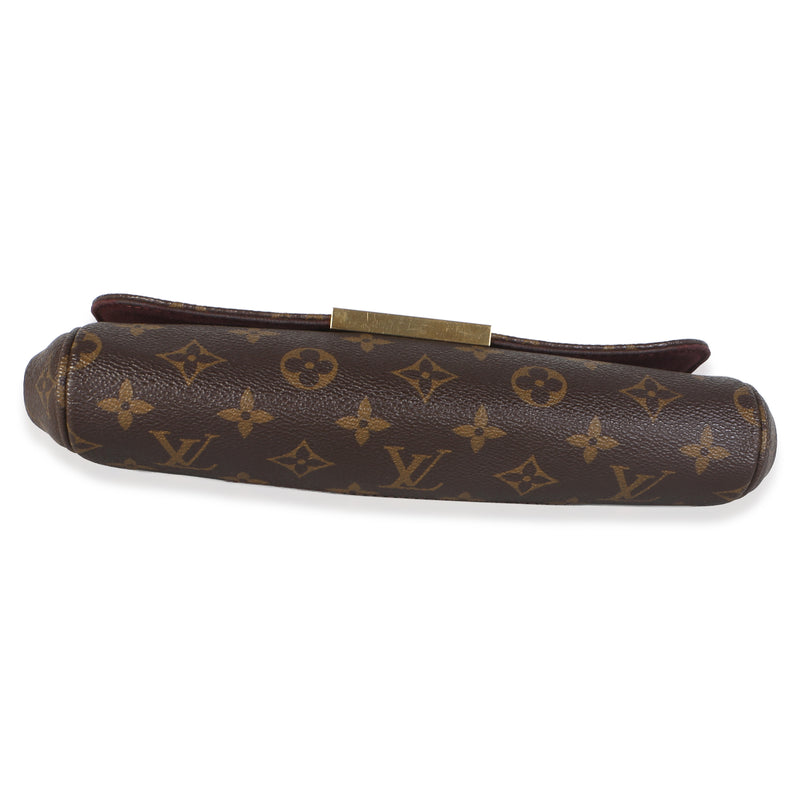 Louis Vuitton Monogram Canvas Favorite Mm Brown Coated Bag
