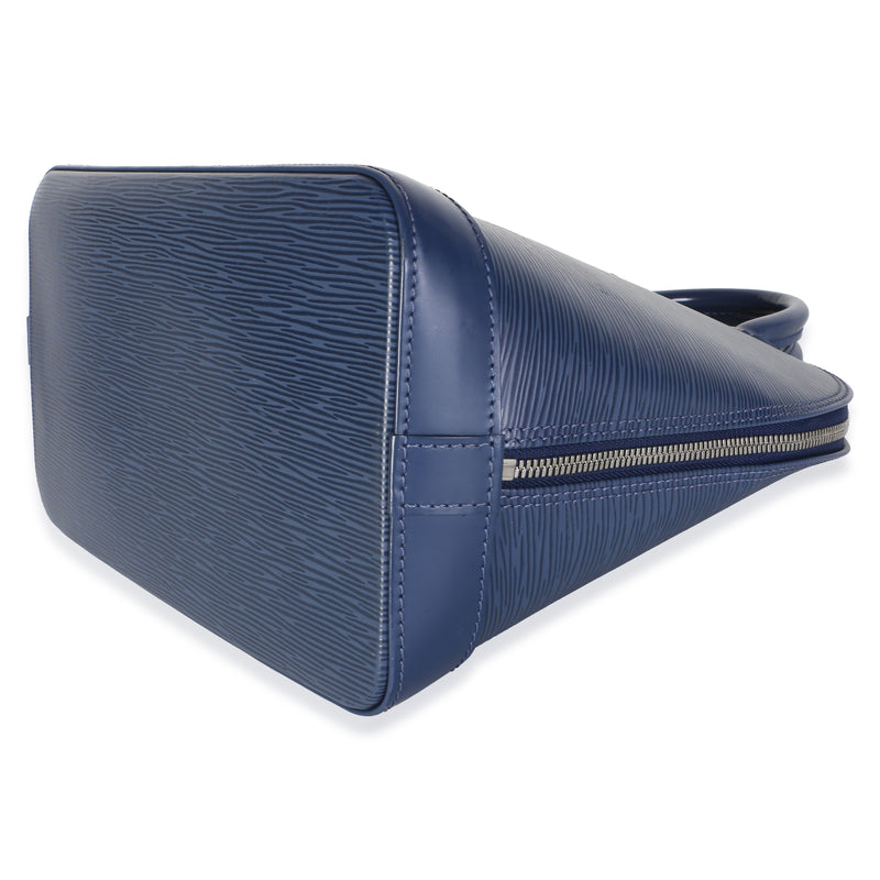 Louis Vuitton Navy Epi Alma Pm Blue Leather Bag