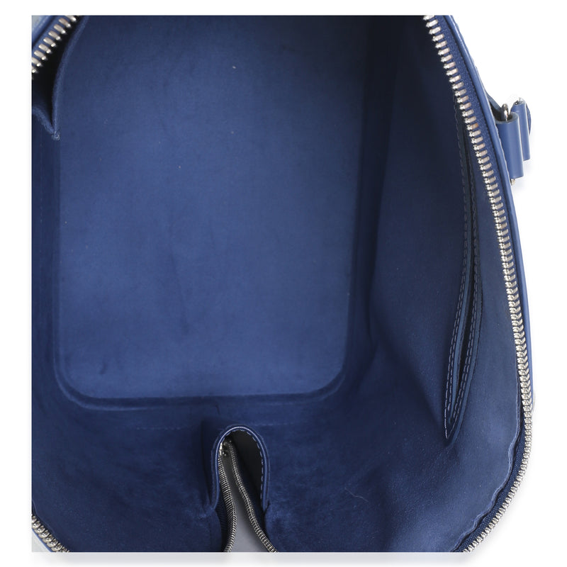 Louis Vuitton Navy Epi Alma Pm Blue Leather Bag