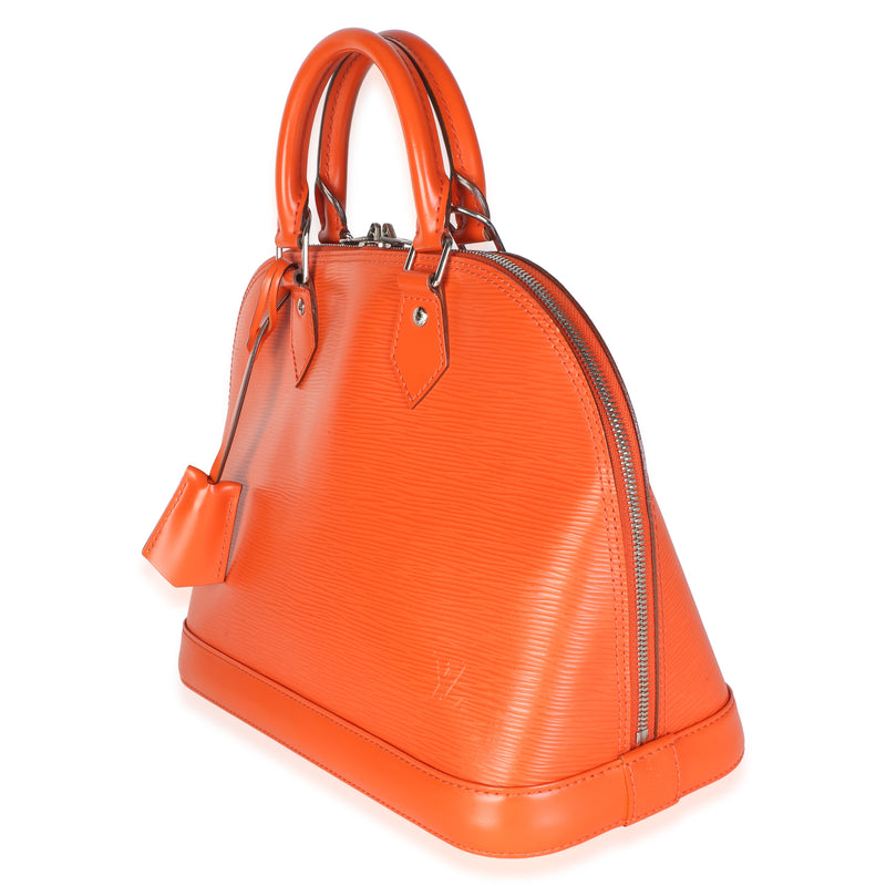 Louis Vuitton Piment Epi Alma Pm Orange Leather Bag