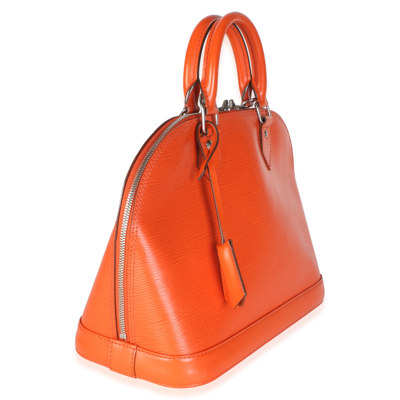 Louis Vuitton Piment Epi Alma Pm Orange Leather Bag