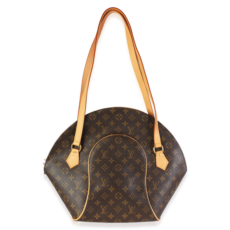 Louis Vuitton Monogram Canvas Ellipse Gm Shopping Bag Brown Coated