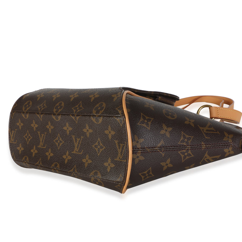 Louis Vuitton Monogram Canvas Ellipse Gm Shopping Bag Brown Coated