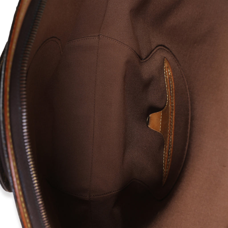 Louis Vuitton Monogram Canvas Ellipse Gm Shopping Bag Brown Coated