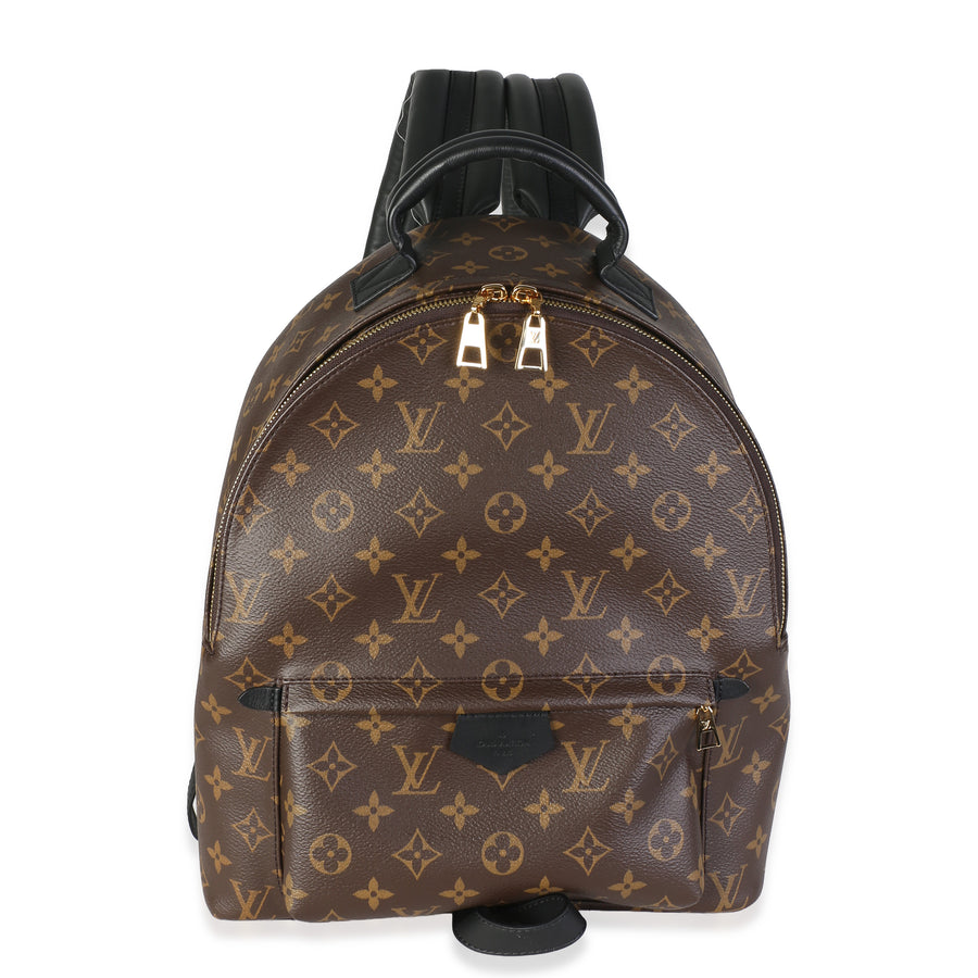 Louis Vuitton Monogram Canvas Palm Springs Mm Brown; Multicolor; Tan Coated Bag