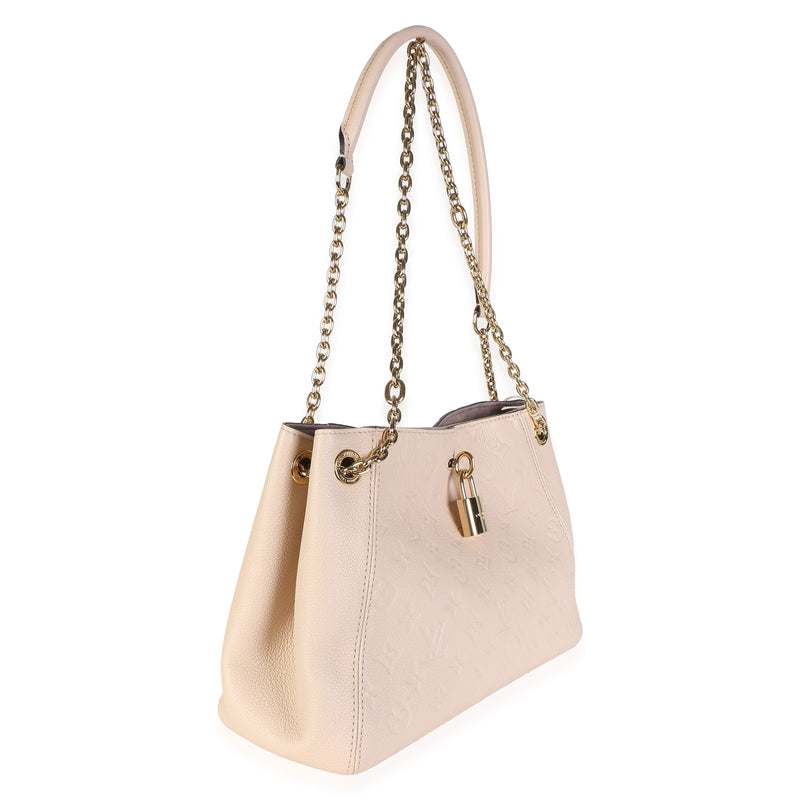 Louis Vuitton Sand Monogram Empreinte Anytime Pm Gray Leather Bag