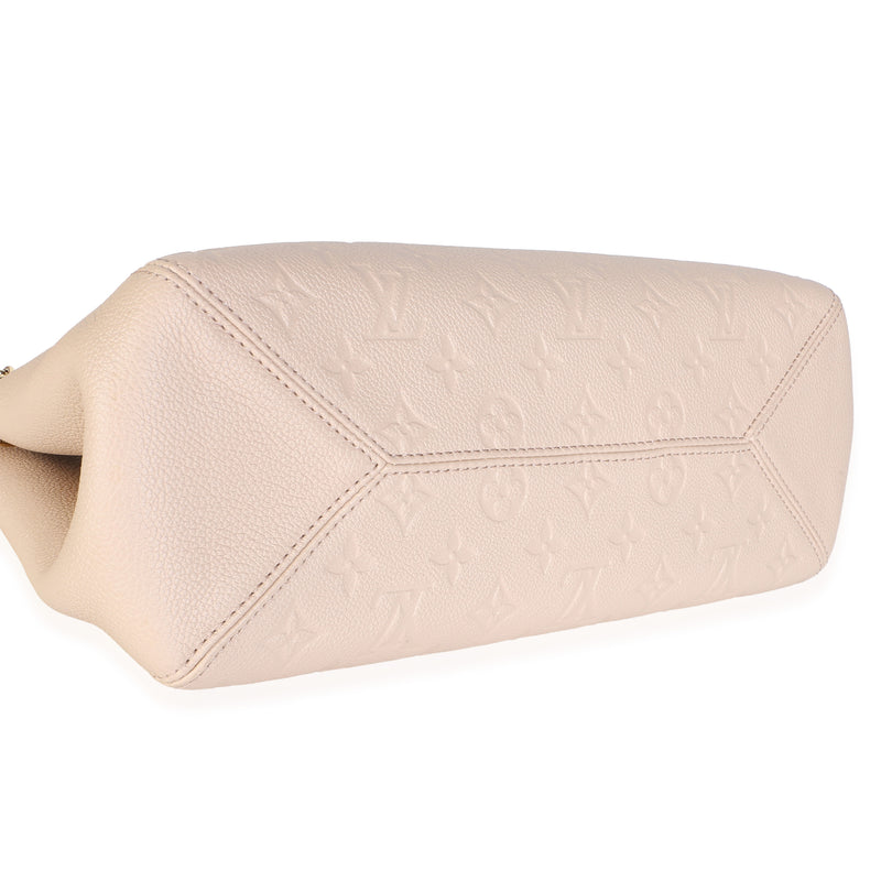 Louis Vuitton Sand Monogram Empreinte Anytime Pm Gray Leather Bag