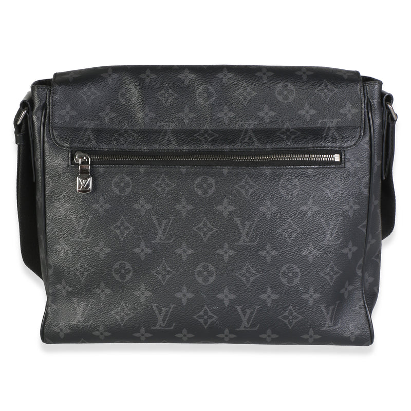 Louis Vuitton Monogram Eclipse Canvas District Mm Black Bag