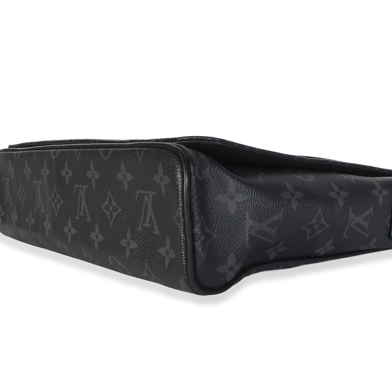 Louis Vuitton Monogram Eclipse Canvas District Mm Black Bag