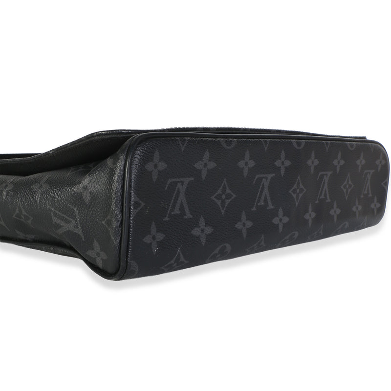 Louis Vuitton Monogram Eclipse Canvas District Mm Black Bag