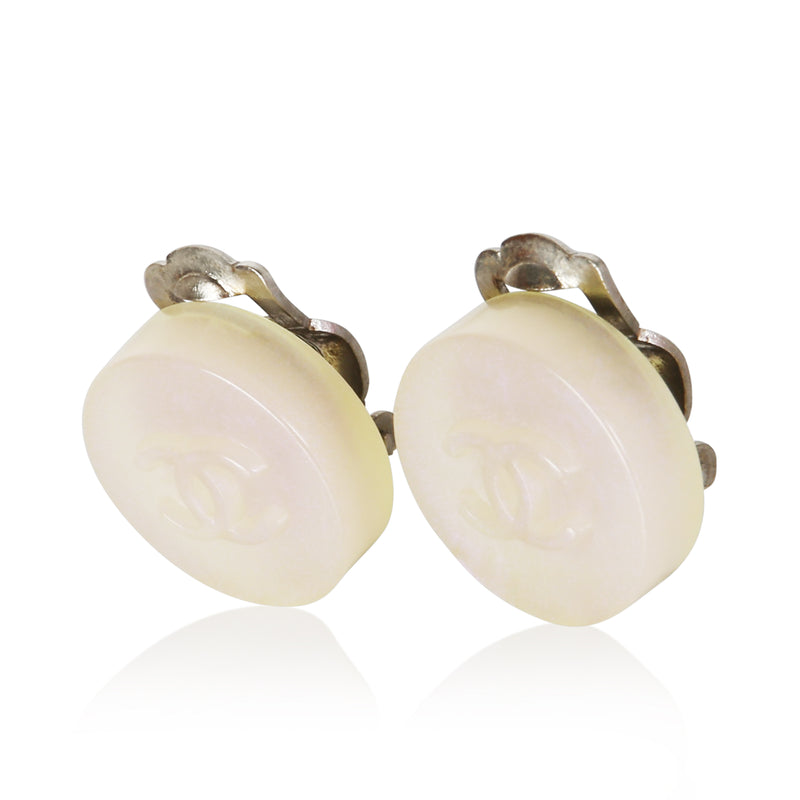 Chanel 2000 Resin Cc Earrings