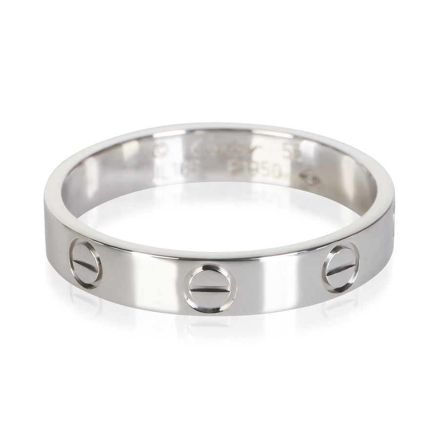 Cartier Platinum Small Model Love Ring 950 Rings