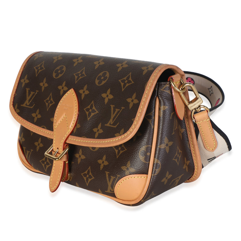 Louis Vuitton Black Monogram Canvas Diane Pm Brown Bag