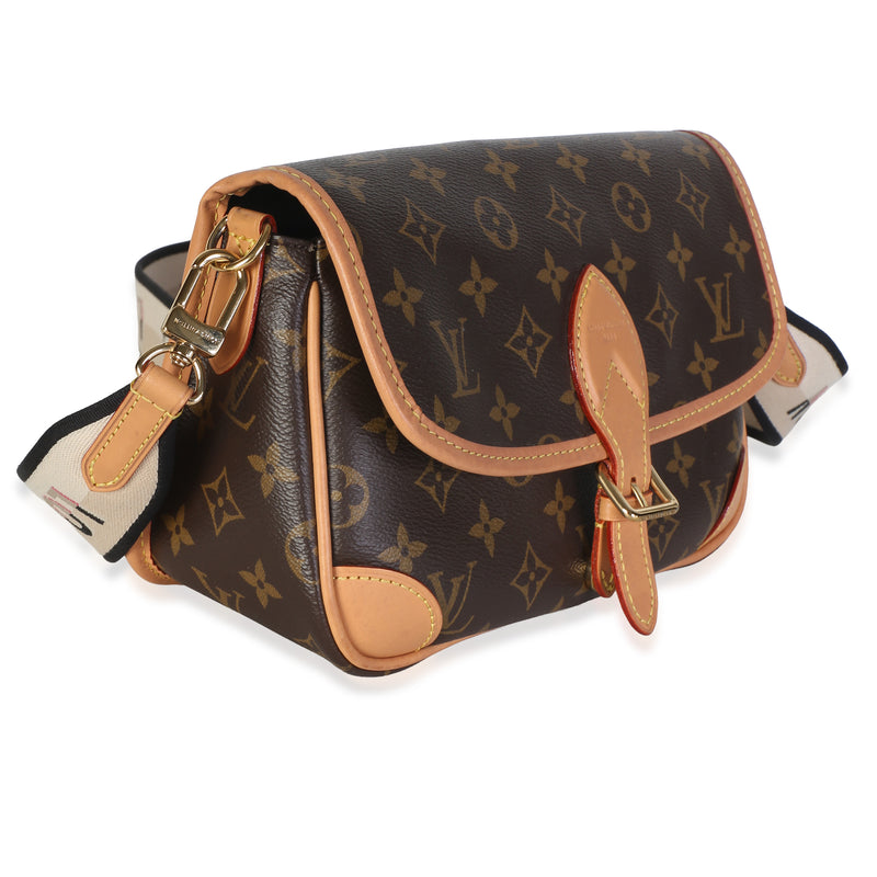 Louis Vuitton Black Monogram Canvas Diane Pm Brown Bag
